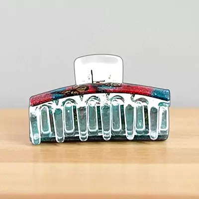 Elegant Printed Hair Claw Clip