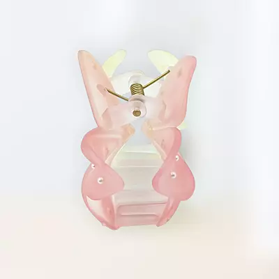 Gradient Flower Hair Claw Clip | Pink & Yellow Floral Hair Accessory