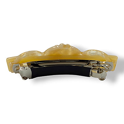 Stylish Belt Yellowish Brown French Barrette Stylish Belt Yellowish Brown French Barrette