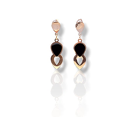 Stone drop - Anti-tarnish earrings main image 1